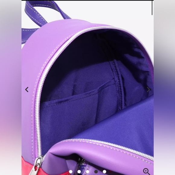 🦄 NWT Loungefly Lisa Frank Rainbow Unicorn Mini Backpack - Picture 7 of 7